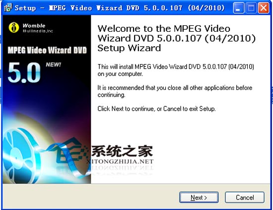 MPEG Video Wizard DVD 5.0.0.107 多国语言官方安装版