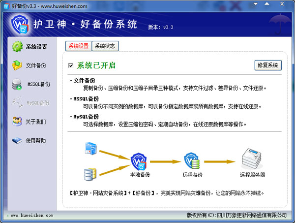  护卫神好备份系统 V3.3