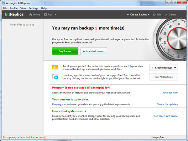 Auslogics BitReplica(免费数据备份工具) V2.0.0.13