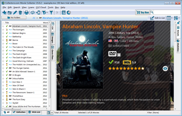 Movie Collector(媒体管理工具) V15.0.3.2637