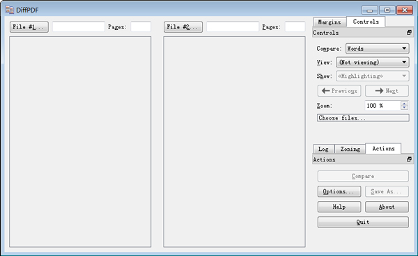 PDF文档比较工具(diffpdf) V2.1.3 绿色版