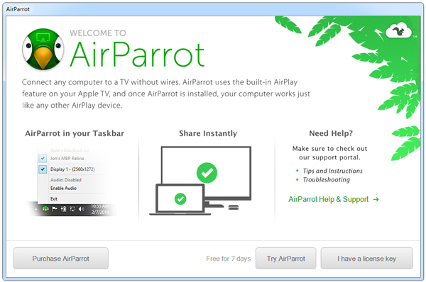 PC传屏工具(AirParrot) V1.2.1.0