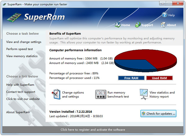 PGWARE SuperRam(注册表管理) V7.2.22.2016