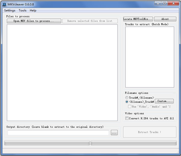 MKVCleaver(MKV视频处理工具) V0.6.0.8 绿色版