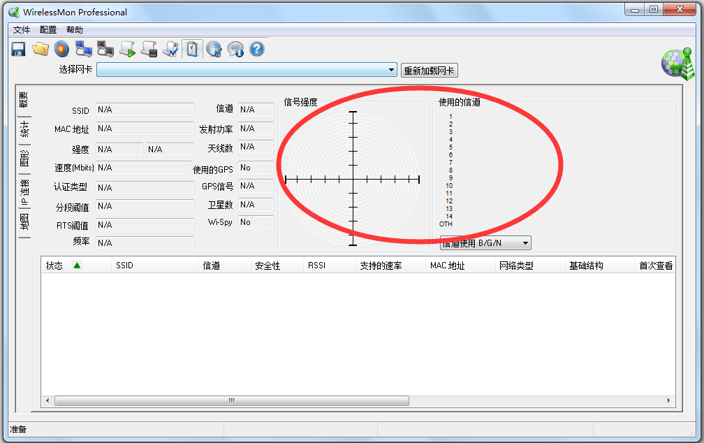 WirelessMon(无线网络信号扫描工具) V4.0.1008 中文破解版