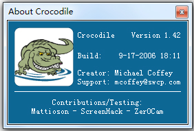 Crocodile(康福视频聊天辅助工具) V1.42 英文版