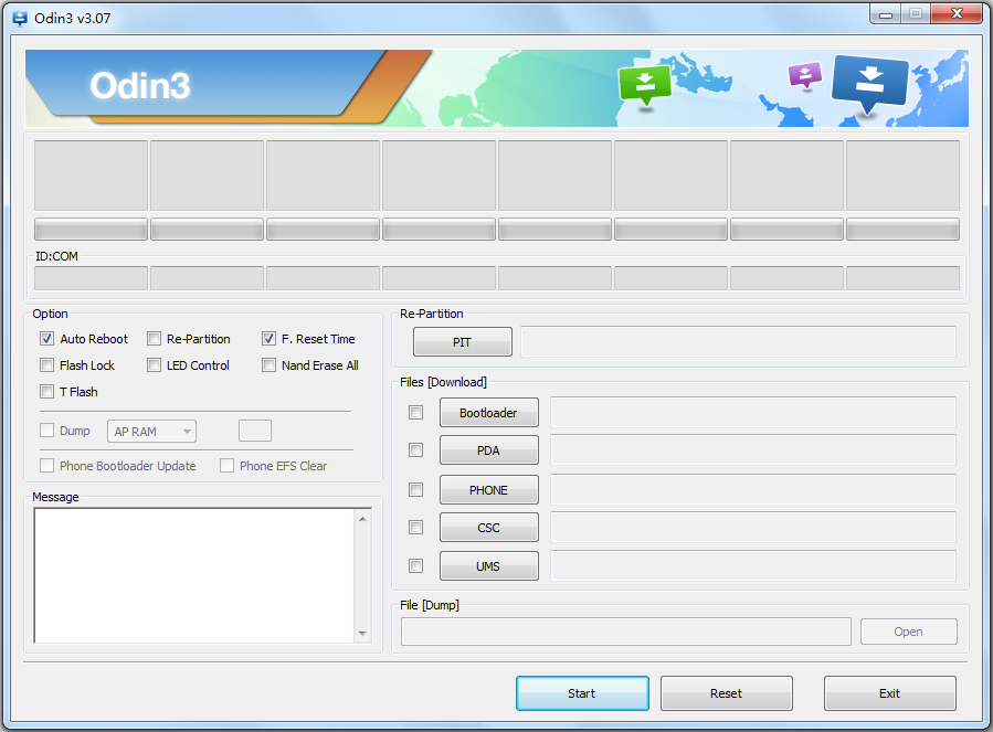 odin3(三星手机刷机工具) V3.07 英文绿色版