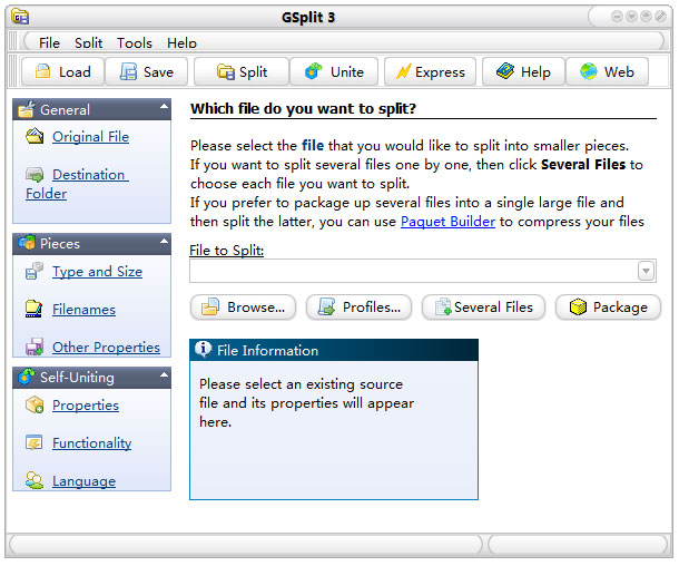 GSplit(文件分割工具) V3.0 绿色版