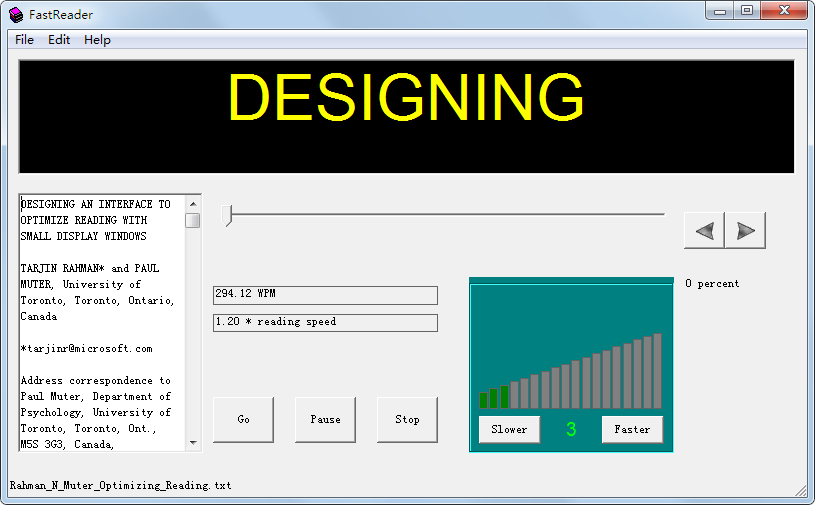 FastReader(快解密码) V1.0 绿色版