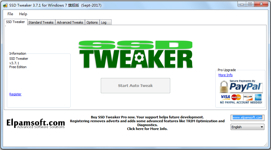 SSD Tweaker(磁盘优化工具) V3.7.1