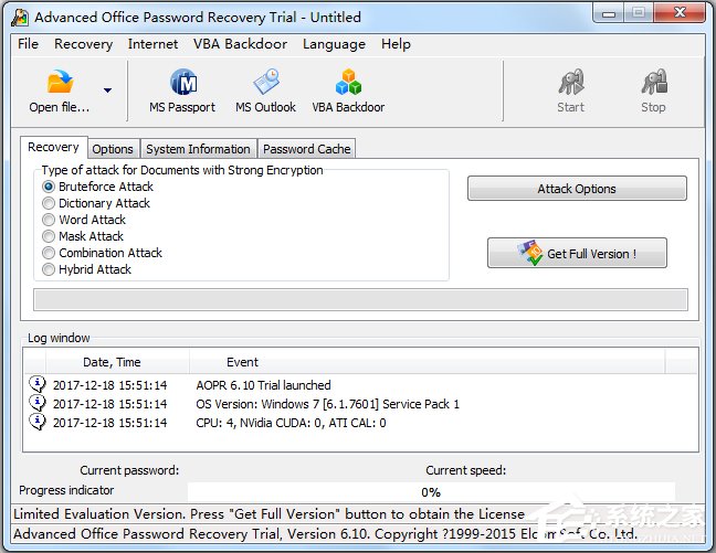 Advanced Office Password Recovery(Office密码破解) V6.10.885 英文版