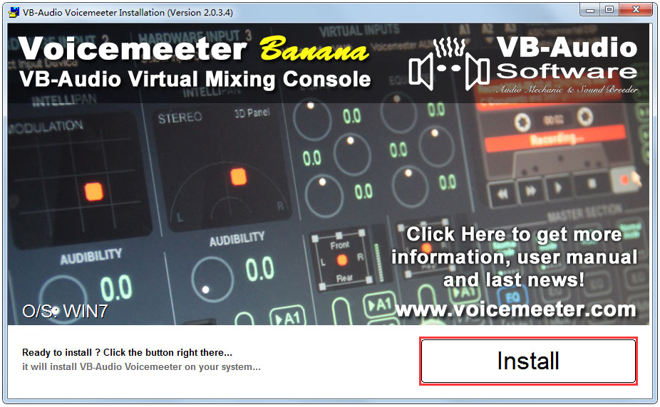 Voicemeeter Banana(虚拟音频调音台) V2.0.3.4