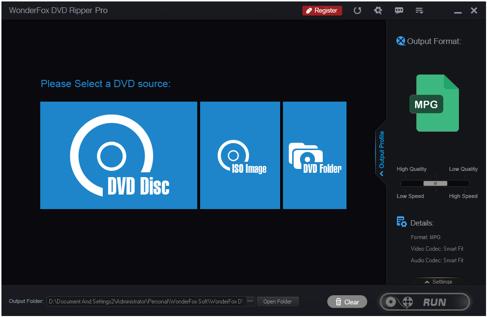 WonderFox DVD Ripper PRO(DVD备份及转换工具) V9.7 英文版