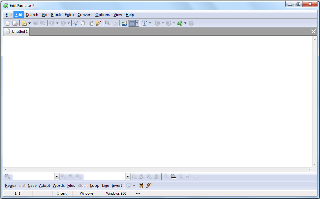 文本编辑工具(JGsoft EditPad Lite) V7.6.3 绿色版