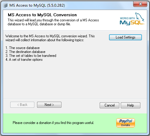 Bullzip MS Access To MySQL(Access转MySQL工具) V5.5.0.282 英文版