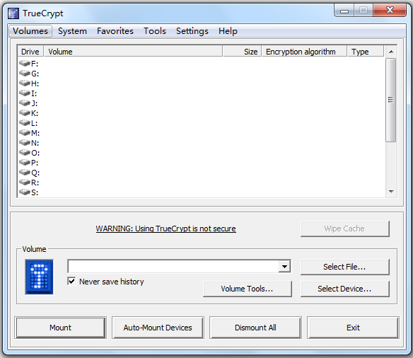 TrueCrypt(开源加密软件) V7.2 官方英文版