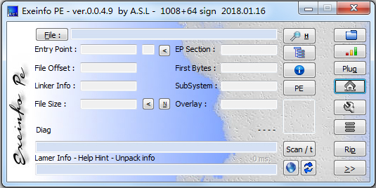 ExEinfo PE(程序检查器) V0.0.4.9 英文绿色版