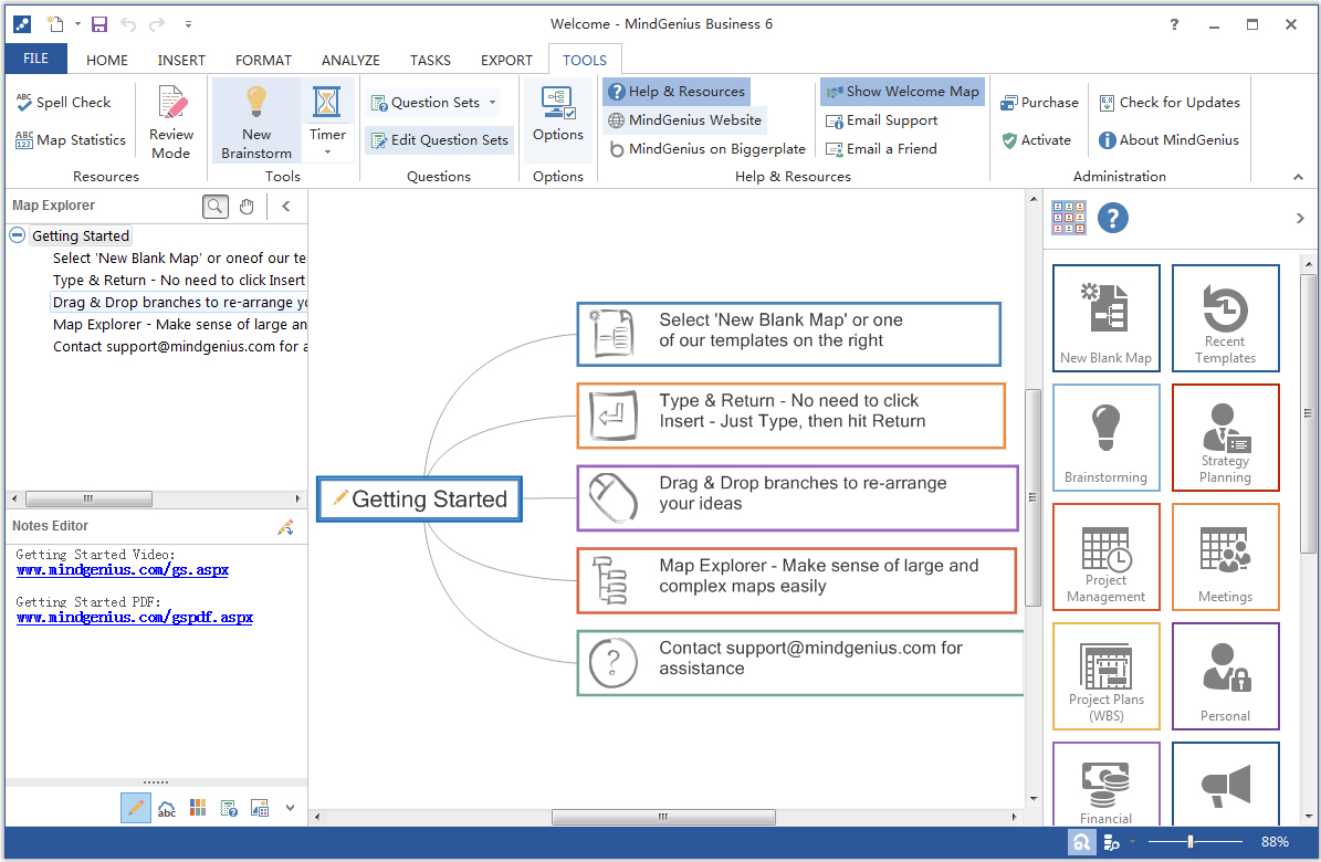 MindGenius(企业思维导图工具) V6.0.4 英文版