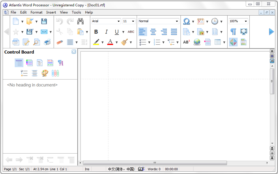 Atlantis Word Processor(文字处理工具) V3.2.1.0 英文版