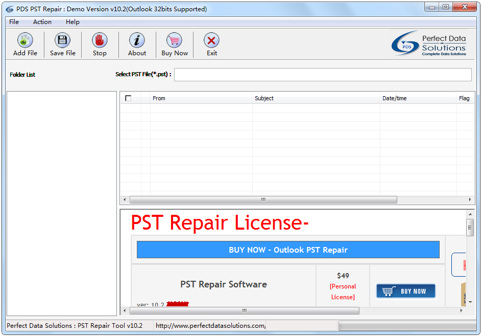 PDS PST Repair(PST修复软件) V10.2 英文版