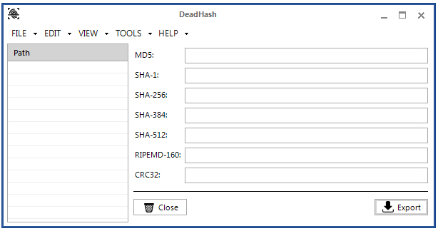 DeadHash(文件hash值计算工具) V1.3 英文版