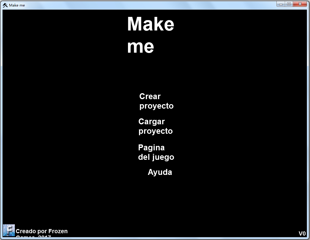 Make me(游戏生成器) V0.1 英文绿色版