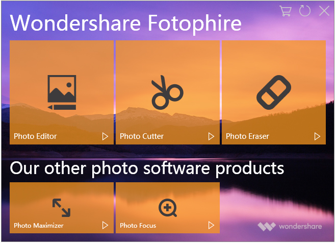 Wondershare Fotophire(智能图片处理) V1.3.0 中文版