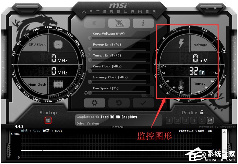 MSI Afterburner(微星显卡超频软件) V4.5.0.12819 中文版