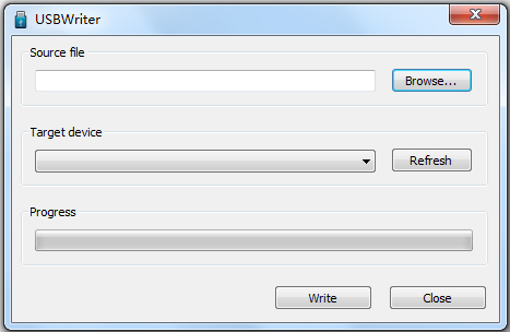 USBWriter(ISO镜像写入U盘工具) V1.3 英文绿色版