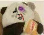 猥琐熊猫吃薯片表情包