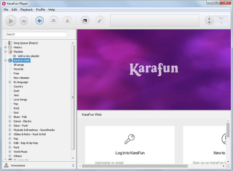 KaraFun Player(免费的卡拉ok软件) V2.6.0.6