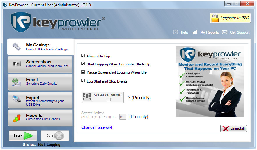 KeyProwler(键盘记录软件) V7.1.0