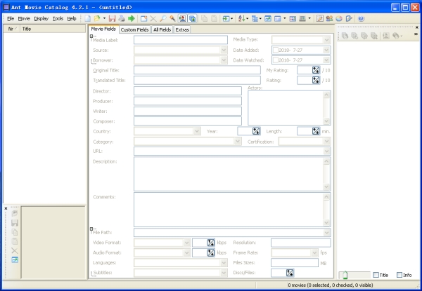 Ant Movie Caralog（媒体管理系统）V4.2.1 绿色版