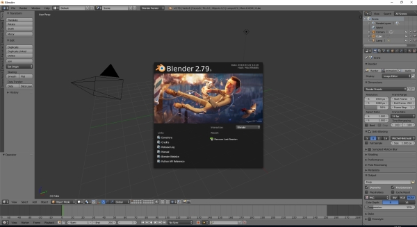 Blender（3D建模工具）V2.79 绿色便捷版