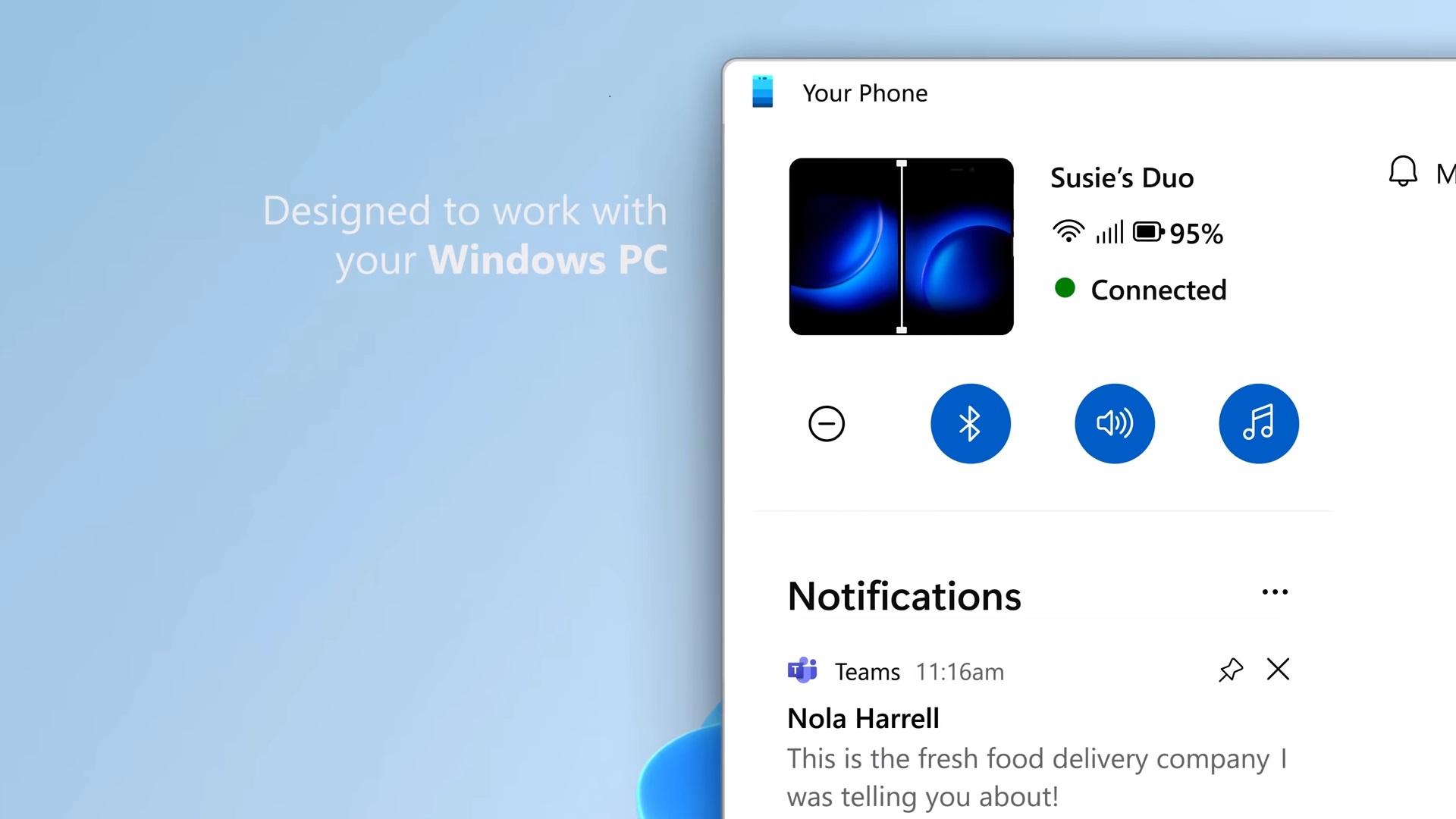 微软Win11正在推出新的Your Phone应用中呼叫界面