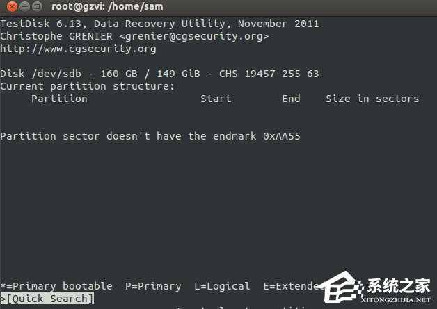 Linux系统分区表恢复的教程