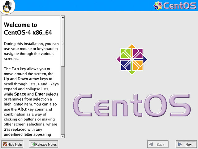 CentOS 4.4 x86_64官方正式版系统（64位）